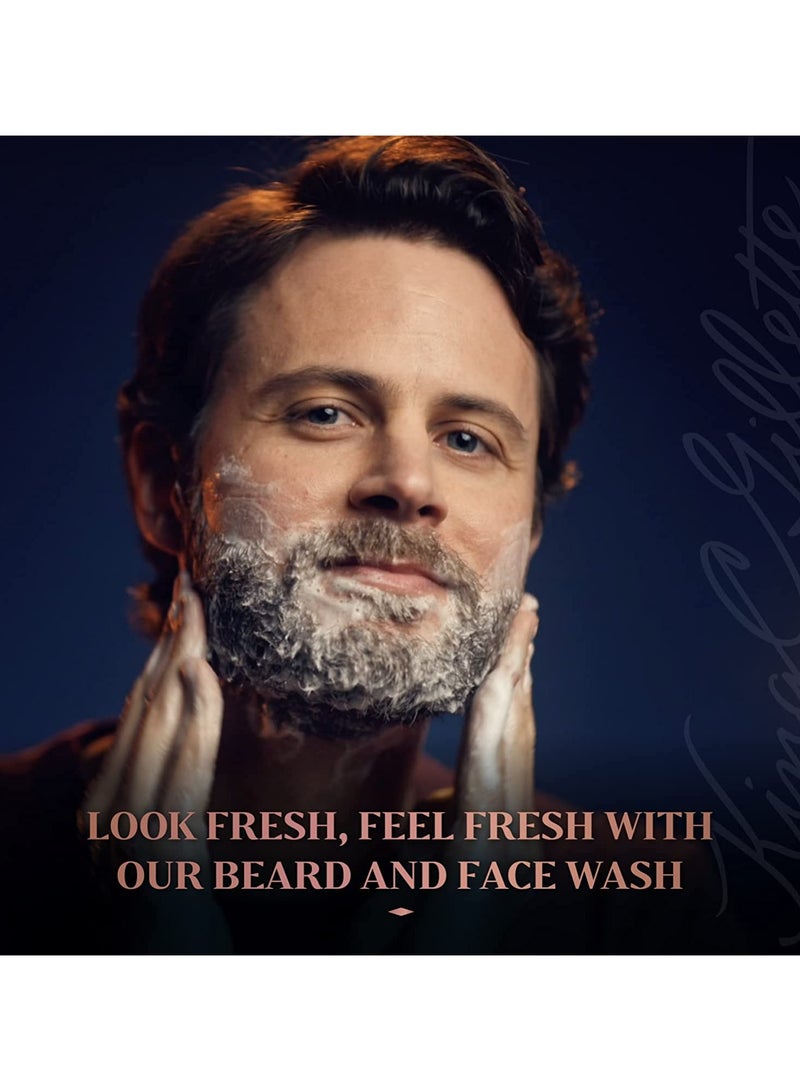 Gillette Beard and Face Wash with Coconut Water Argan Oil and Avocado Oil 350ml - Image 3