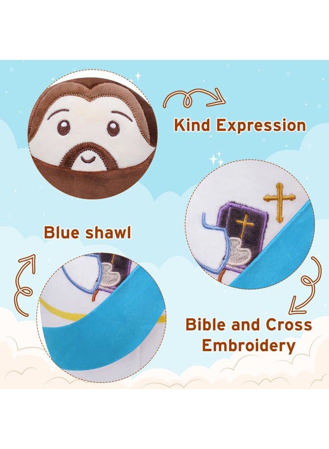 LeYoHa Christian Jesus Stuffed Bible Plush - Classic Religious Savior My Friend Jesus Plush Doll Toys with Smile Religious, Party Favors Gift for Kids, 10 Inch - Image 5