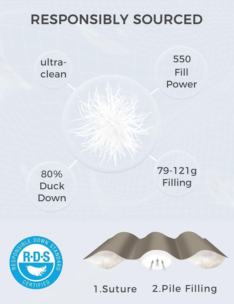 Wantdo Women's Hooded Packable Ultra Light Weight Short Down Jacket - Light Khaki - Image 5