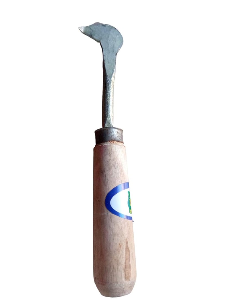 RKR KITCHEN Coconut Breaker Cracker Chopper with Strong Wooden Handle