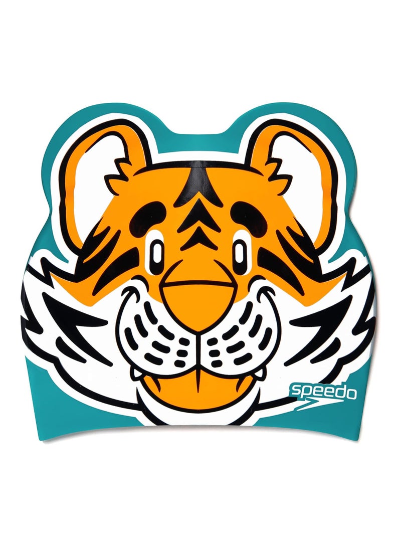 سبيدو قبعة سباحة من السيليكون ذات طابع مطبوع للصغار - Image 1