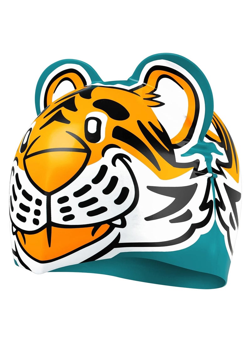 سبيدو قبعة سباحة من السيليكون ذات طابع مطبوع للصغار - Image 2