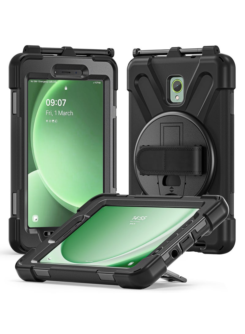 general Samsung Galaxy Tab Active5/Active 3 8.0 Case, with 360 Stand, Handle Hand Strap & Shoulder Strap for Galaxy Tab Active5 8" 2024 X300/X307, Active3 8" 2020 T570/T575/T577 - Image 2