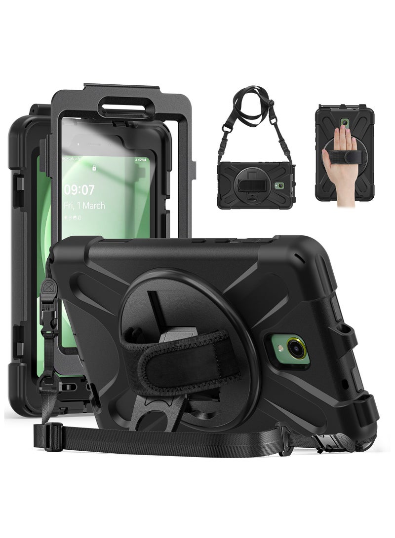 general Samsung Galaxy Tab Active5/Active 3 8.0 Case, with 360 Stand, Handle Hand Strap & Shoulder Strap for Galaxy Tab Active5 8" 2024 X300/X307, Active3 8" 2020 T570/T575/T577 - Image 4