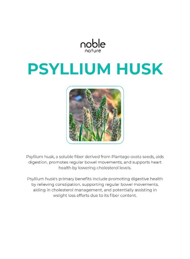 noble nature Psyllium Husk Powder-(16oz/454g) | 99% Pure Isabgol for Digestive Health - Image 4