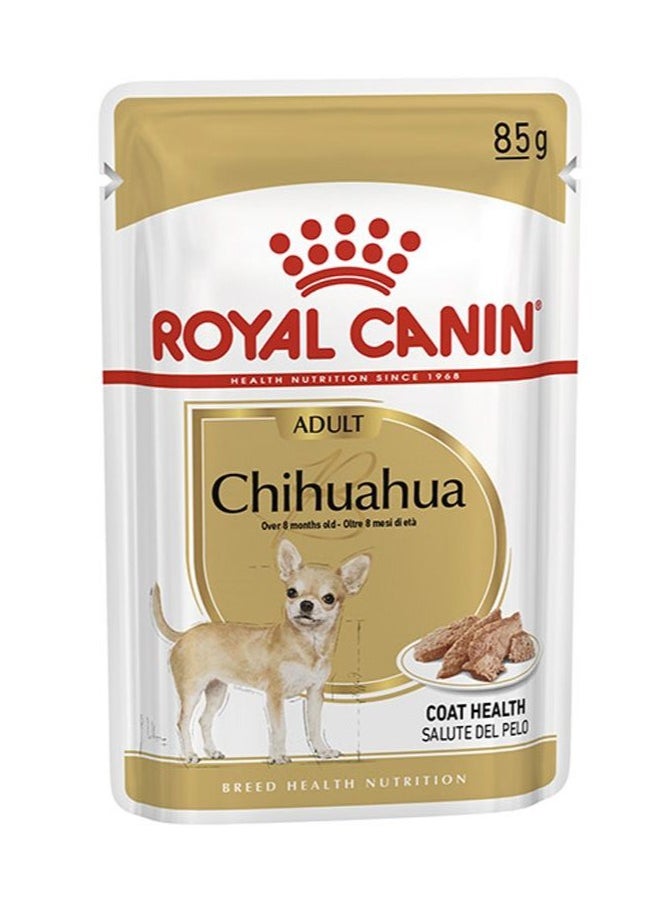 ROYAL CANIN Royal Canin Breed Health Nutrition Chihuahua Adult (WET FOOD - Pouches) 12 x 85g  - Image 1