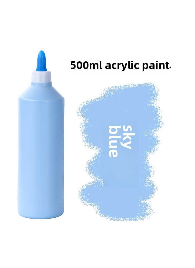 Arabest 24 Colors 500ml Acrylic Paints Bulk Sky Blue | Best Price KSA ...