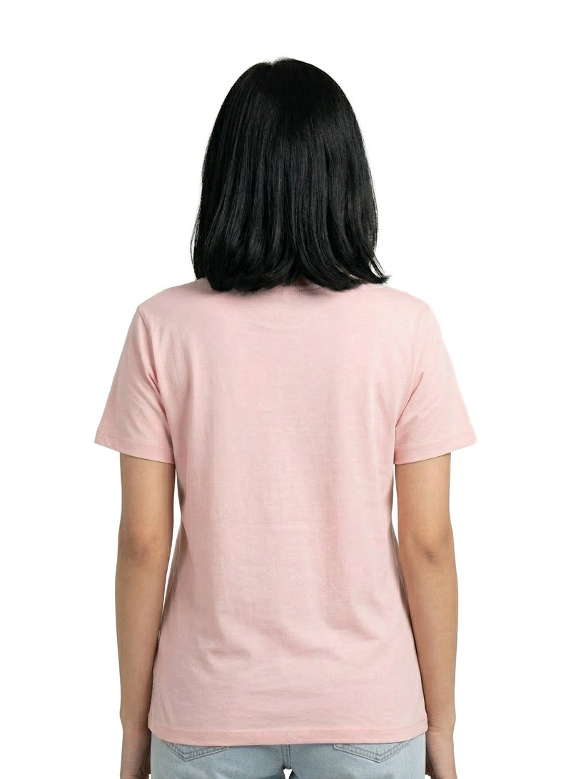 Disney Women’s Disney Mickey Mouse Graphic Printed Pink T-Shirt - Image 2