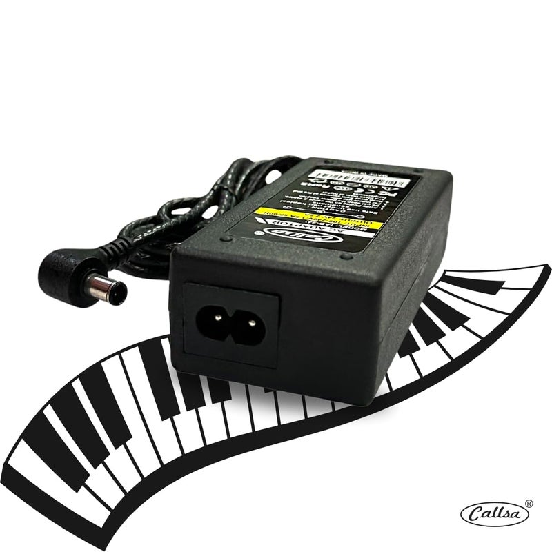 Callsa 24v 2.5amp AD-24 Piano Adapter, 24V 2.5Amp Power Adapter AD 24 for Digital Keyboard, Piano Adapter and Musical Instrument (Black) - Image 3