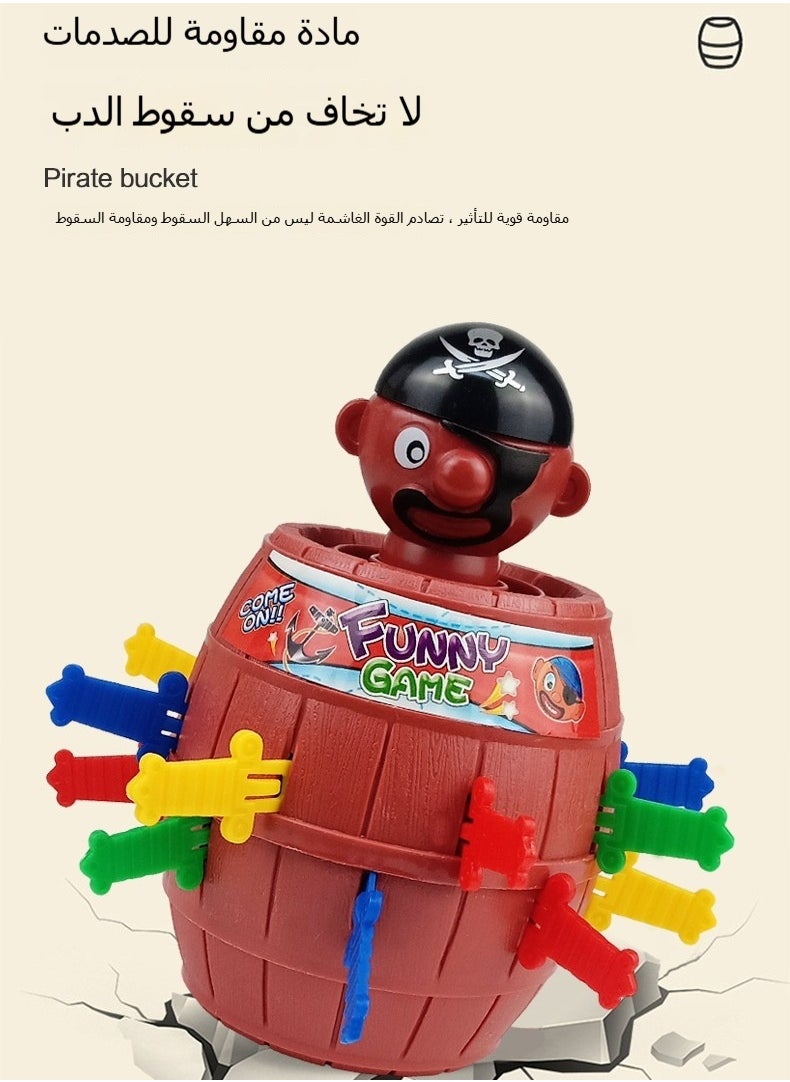 null - Pirate Bucket Biting Toy - Fun Kids' Prank Prop with Surprise Chomping Action | Interactive Joke Game for Parties & Family Gatherings (Safe & Reusable) - Image 1