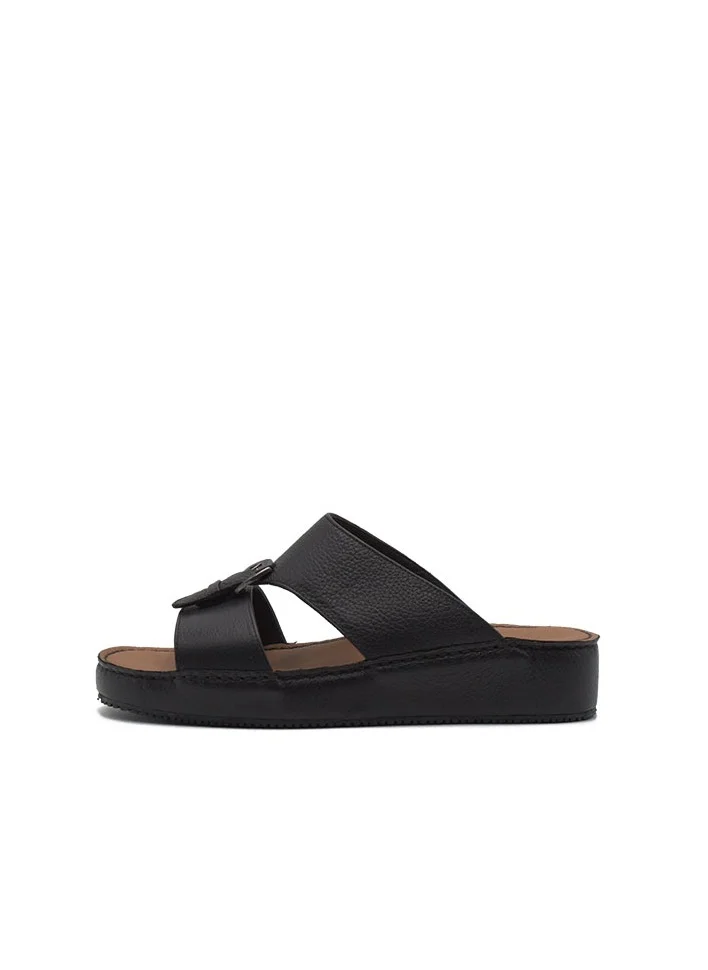 PANTERA MEN'S ARABIC SANDAL CLASSIC SLIP-ON BLACK