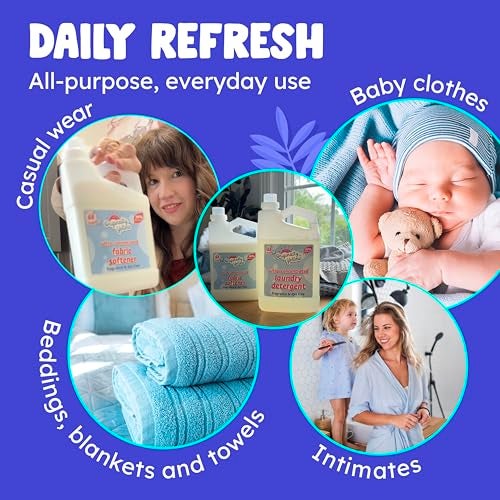 Originally Yellow Fabric Softener | Fragrance & Dye-Free Laundry Softener Helps Remove Static & Wrinkles | Ultra-Concentrated Liquid Fabric Softener | 32 Oz - Image 4