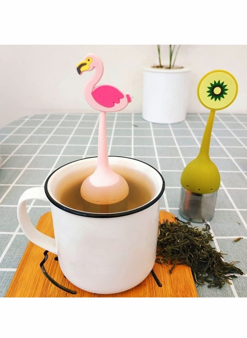 Generic - 304 Stainless Steel Tea Infuser Set, Loose Leaf Strainer with Silicone Handle, Perfect for Brewing Tea, 3 Pack - Image 1