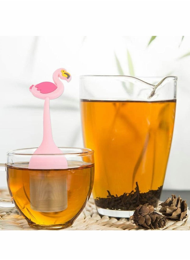 Generic - 304 Stainless Steel Tea Infuser Set, Loose Leaf Strainer with Silicone Handle, Perfect for Brewing Tea, 3 Pack - Image 1
