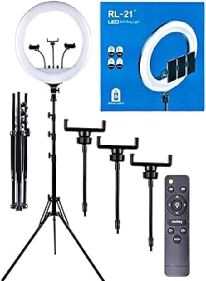 Ring Light 21 Inch Stand with Tripod for Mobile Phone or Camera RL-21 LED Ring Light