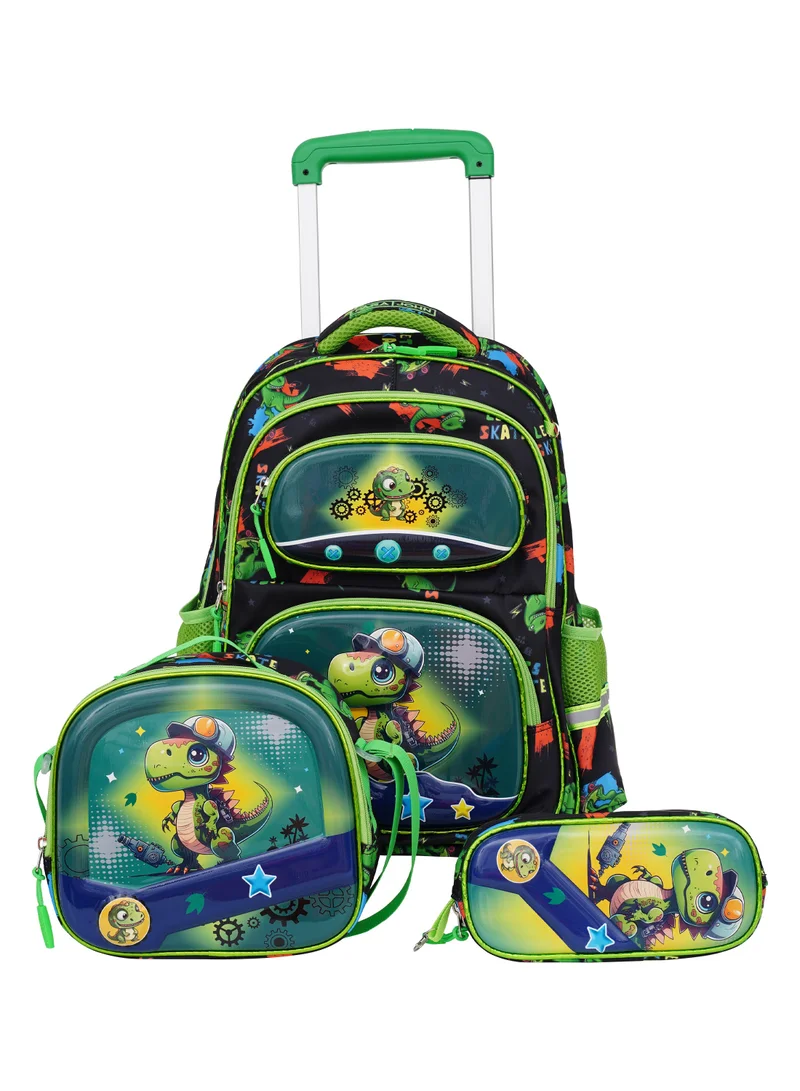 بارا جون حقيبة مدرسية بشخصيات كيدو كيت - أخضر