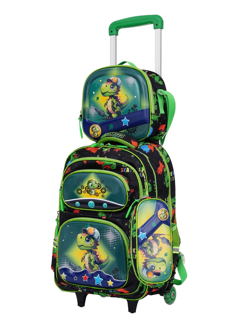 PARAJOHN - KiddoKit Character School bag -Green - Image 1