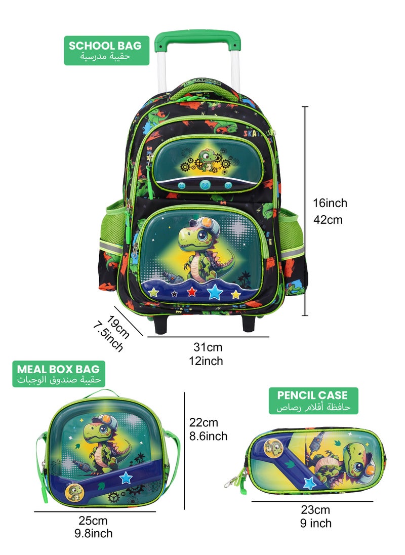 PARAJOHN - KiddoKit Character School bag -Green - Image 1