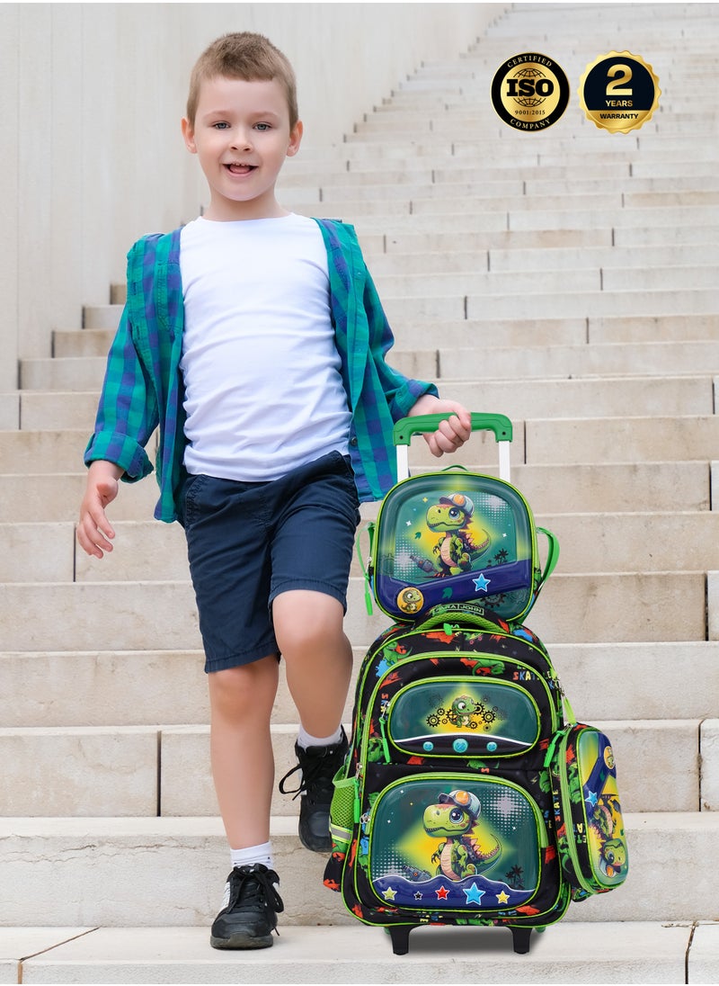 PARAJOHN - KiddoKit Character School bag -Green - Image 1