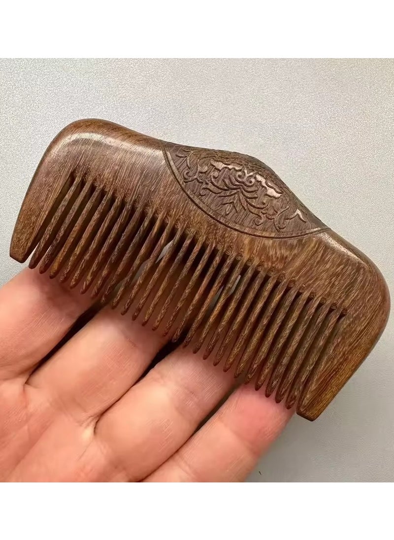 Goolsky Pocket Wooden Comb Natural Black Gold Sandalwood Super Narrow Tooth Wood Combs No Static Lice Beard Comb Hair Styling  - Image 1