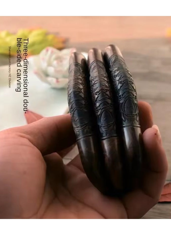 Goolsky Pocket Wooden Comb Natural Black Gold Sandalwood Super Narrow Tooth Wood Combs No Static Lice Beard Comb Hair Styling  - Image 3