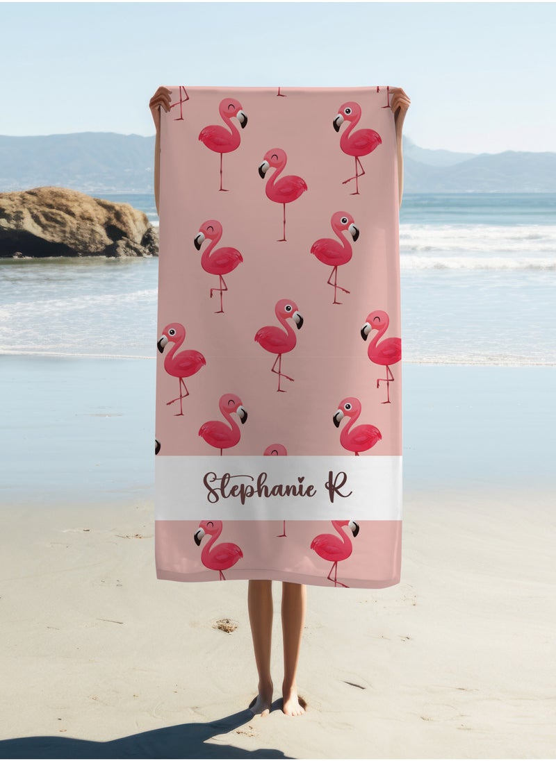 Share the Love Personalised Beach Towel - Printed Quick Drying Beach Towel(90x180cm)  - Image 2
