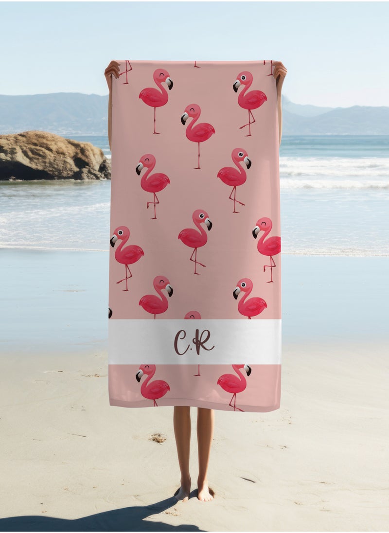 Share the Love Personalised Beach Towel - Printed Quick Drying Beach Towel(90x180cm)  - Image 3