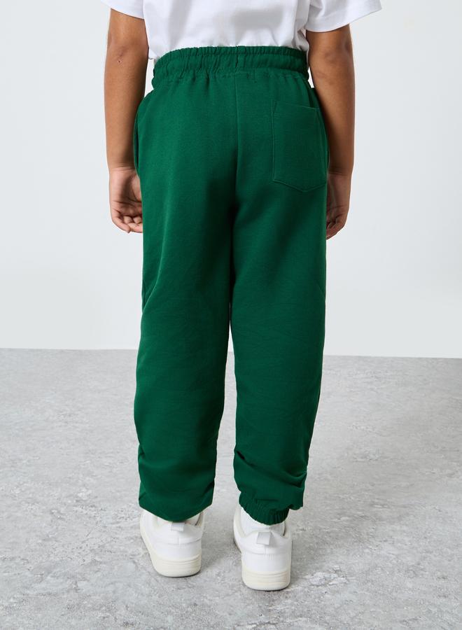 ستايلي جوجرز قطن أخضر بجيوب وأساور - Image 4