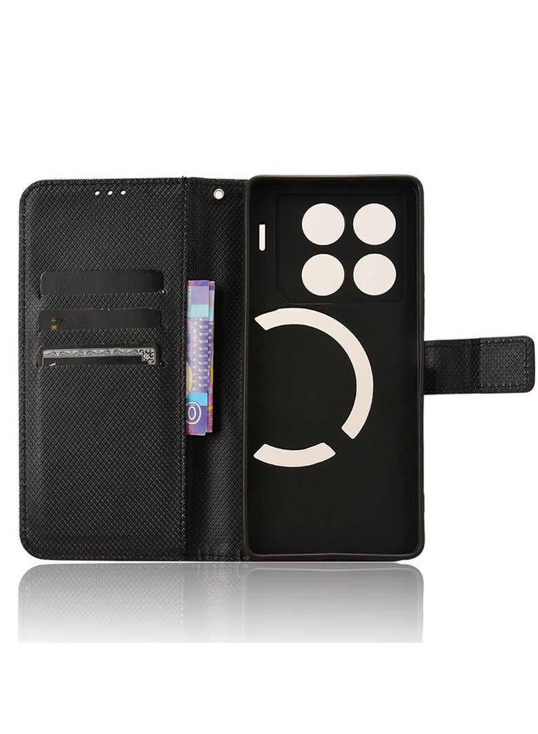 general Case for Infinix GT 20 Pro 5G, Soft PU Leather for Flip Case Covers, Wallet with Stand, Diamond pattern Case for Infinix GT 20 Pro 5G - Image 2