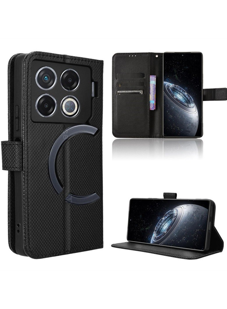 general Case for Infinix GT 20 Pro 5G, Soft PU Leather for Flip Case Covers, Wallet with Stand, Diamond pattern Case for Infinix GT 20 Pro 5G - Image 1