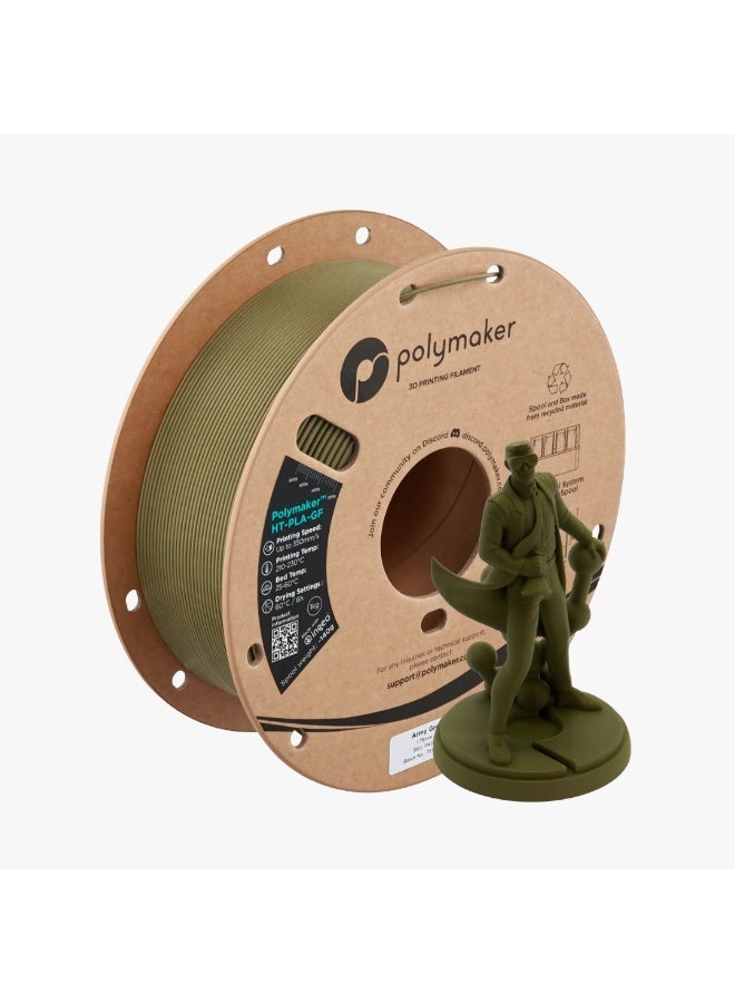 Polymaker HT-PLA-GF Army Green Filament 1.75mm