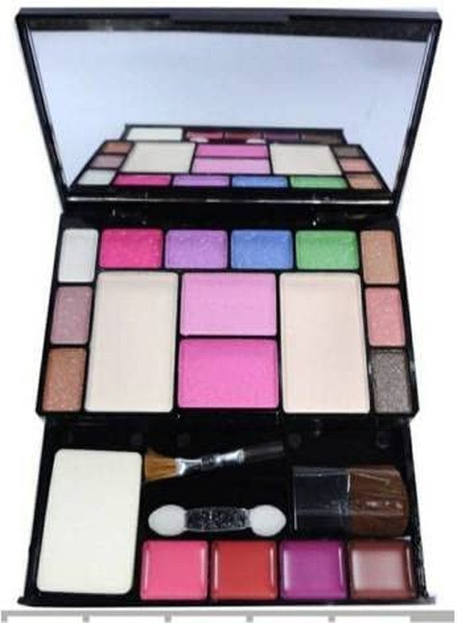 DATNASAYAD (Makeup Kit 6171 + Black Gold Makeup Brush (Set Of 10 Brush)) (11 Items In The Set) - Image 4