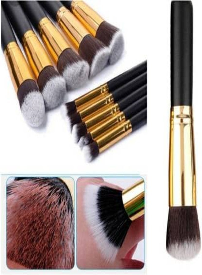 DATNASAYAD (Makeup Kit 6171 + Black Gold Makeup Brush (Set Of 10 Brush)) (11 Items In The Set) - Image 5