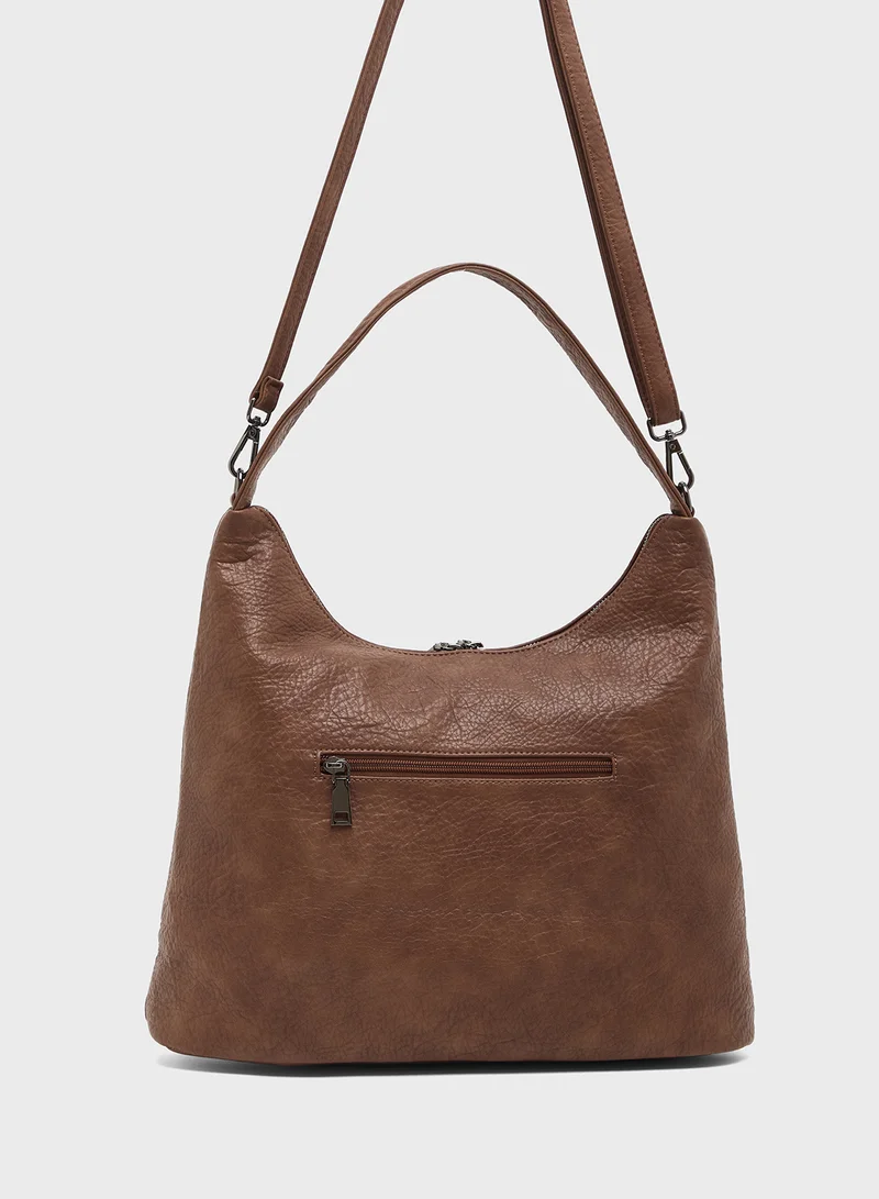 Ginger Scrunched Shoulder Bag