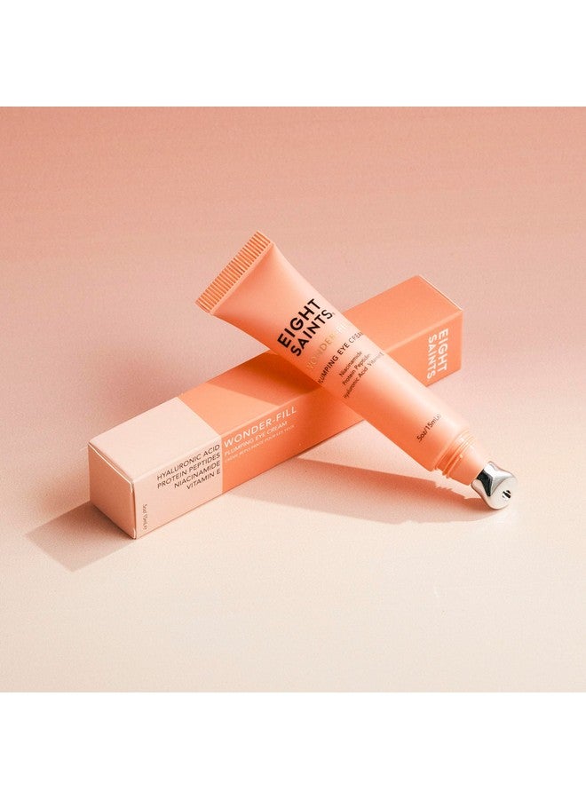 آيت ساينتس كريم العيون الممتلئ من Eight Saints Wonder-fill، كريم طبيعي وعضوي مضاد للشيخوخة تحت العين لترطيب البشرة وتقليل التجاعيد والخطوط الدقيقة وانتفاخات تحت العين وعلاج الهالات السوداء تحت العين، 0.5 أونصة - Image 3