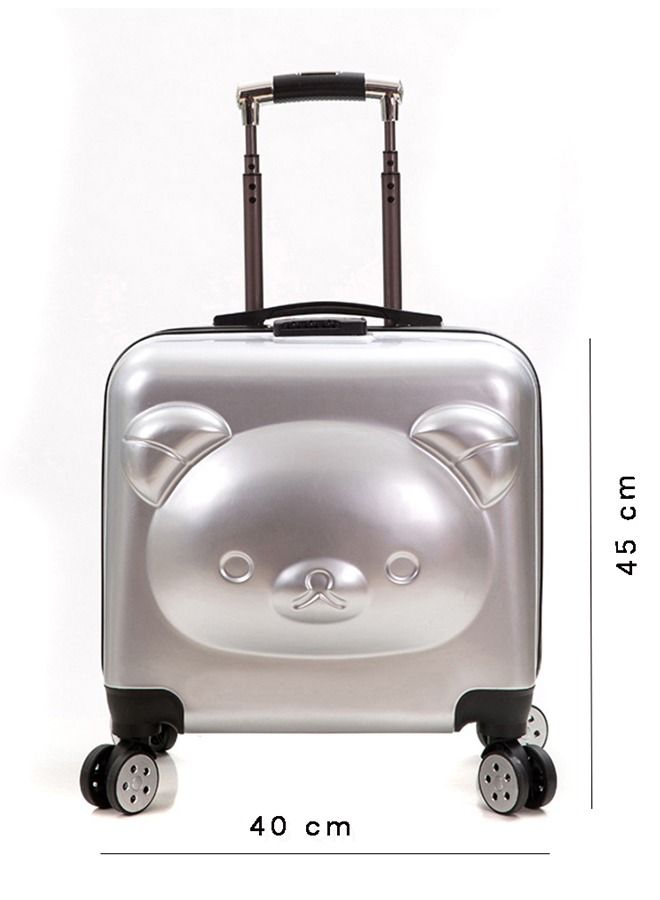 CityRiya-Long Kids Luggage Travel Suitcase Children's Carry on Luggage 20" Cartoon Rolling Trolley Case Ride-on Wheeled Suitcase for Children Toddlers Boys Girls  - Image 4