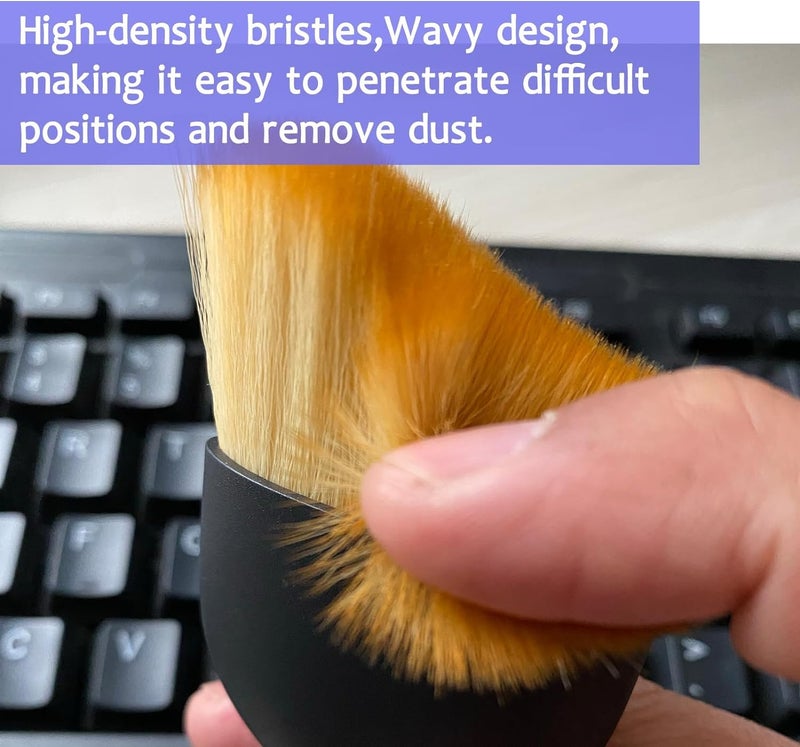 SWAMINE Car Interior Dust Sweeping Soft Brush,Detailing Brush Set for Interior Exterior,Cleaning Dusting for Auto Dashboard,Vents,Computer,Leather(8pcs) - Image 3