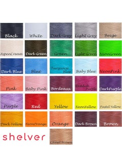 Generic 1mm Waxed Cord for Jewellery Making, Waxed Thread, Bracelet String, Beading Cord - 100 metres - 30 Colors  - Image 5