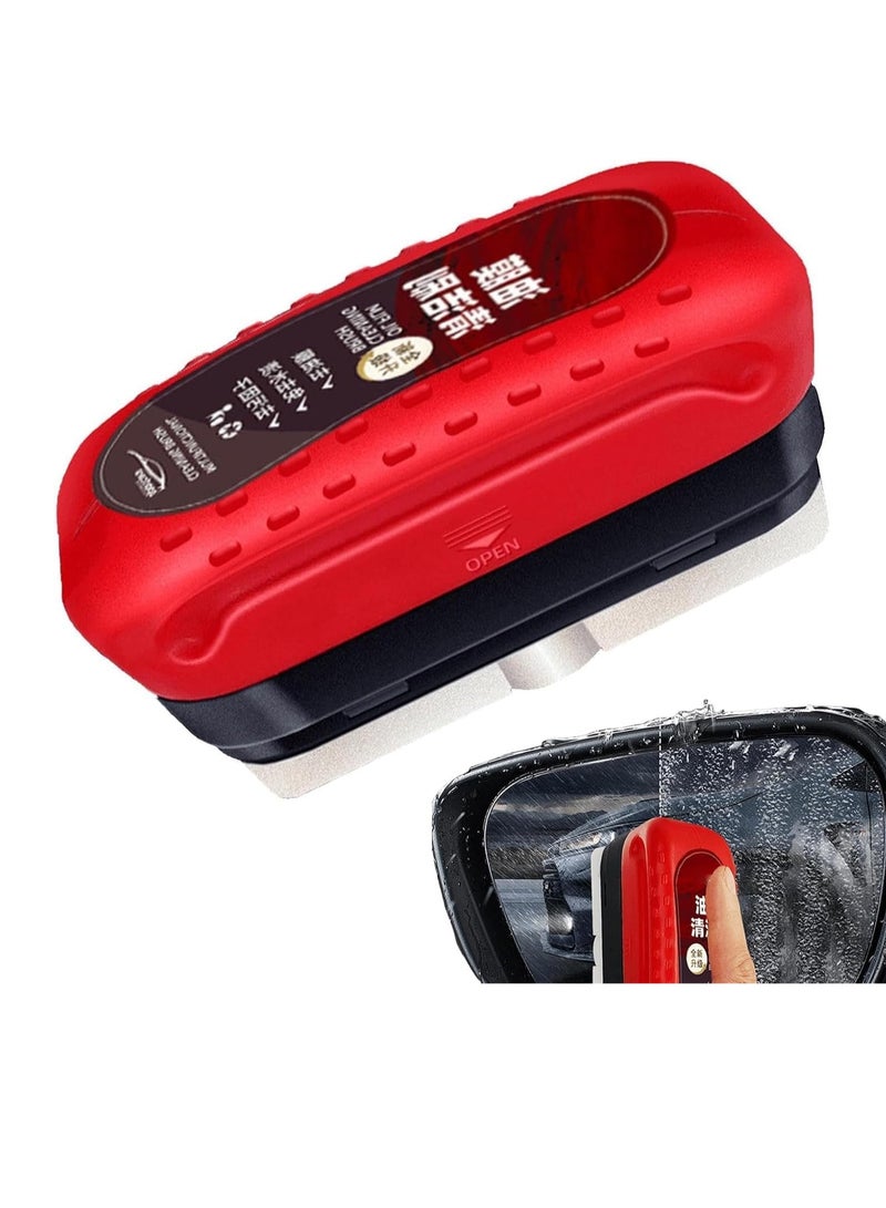 general Automotive Oil Film Cleaning Brush, Glass Cleaning Board,2024 New Glass Coating for Windshield, Prevents Rain and Fog Cleaning Glass Brush,Improves Clarity and Visibility - Image 1