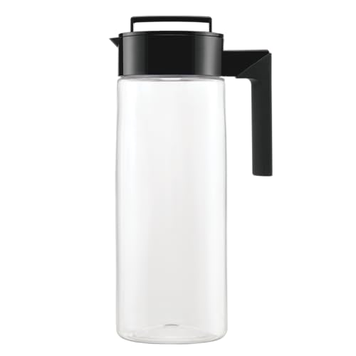 Takeya Patented and Airtight Pitcher Made in the USA, BPA Free, 2 qt, Black - Image 2