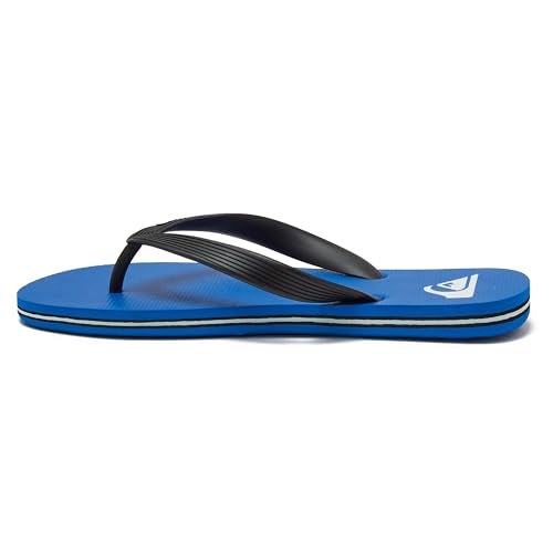 Quiksilver girls Molokai Youth Sandal, Black/Blue, 4 Big Kid US, Black/Blue/Black - Image 3
