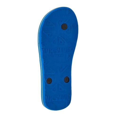 Quiksilver girls Molokai Youth Sandal, Black/Blue, 4 Big Kid US, Black/Blue/Black - Image 5