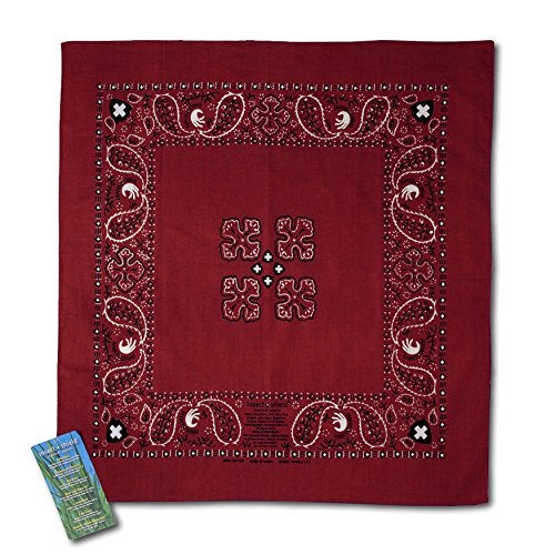 Insect Shield Bug and Insect Repellant Bandana, Dark Red, One Size - Image 3