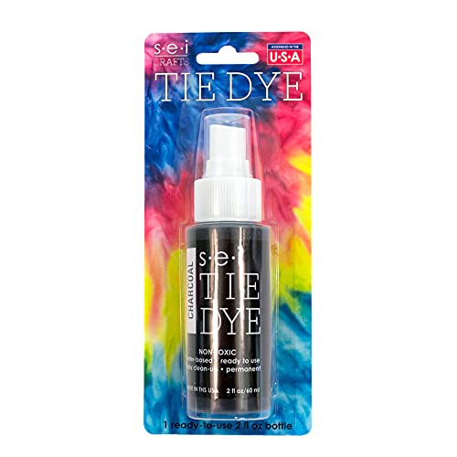 SEI S·E·I S.E.I Charcoal Tie Dye Spray Bottle, 2- Ounces, Fabric Spray Dye - Image 3