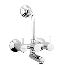 Oryn Ornate ORN09 Wall Mixer With Provision For Overhead Shower Cock