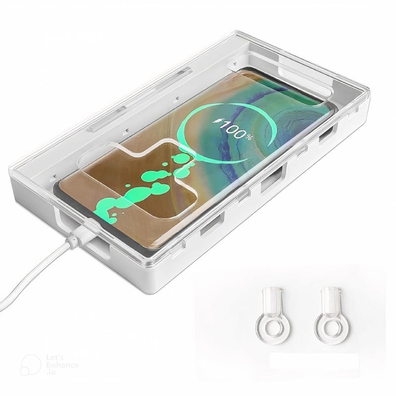 FOCUS Cell Phone Lock Box Portable Cell Phone Jail Box with 2 Keys Self-Control Locking Box to Reduce Kids' and Students' Screen Time, Increase Productivity for All Types Cell Phones. No App Needed - Image 1