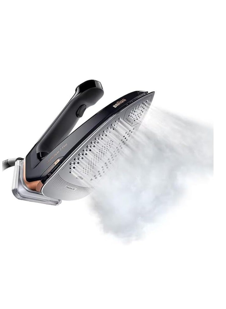 BRAUN CareStyle 7 Pro Steam Generator Iron with FreeGlide 3D Technology, Smart iCareMode, Ironing, Anti Drip, Detachable 2L Water Tank, Auto-Off 2 L 2700 W IS7286 Black - Image 3