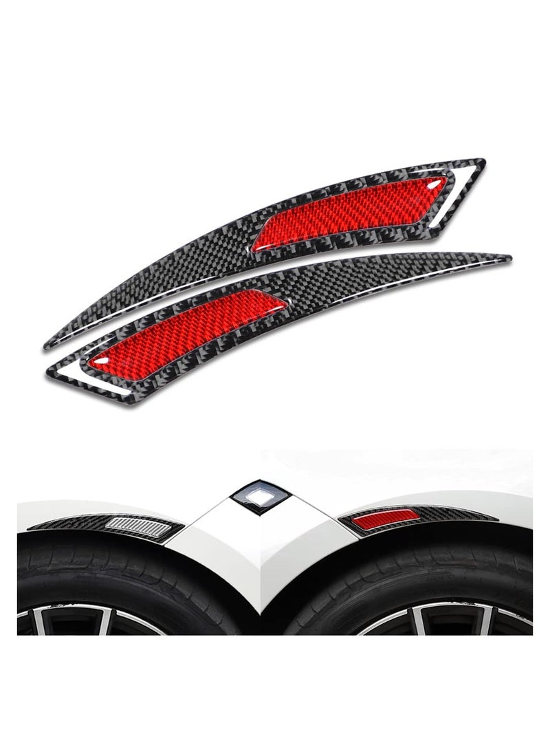 Generic Fender Carbon Fiber Anti-Scratch Protector Trim - Self-Adhesive Wheel Eyebrow and Bumper Guard, 2PCS Rubber Strips for Lossless Installation and Collision Protection.  - Image 1
