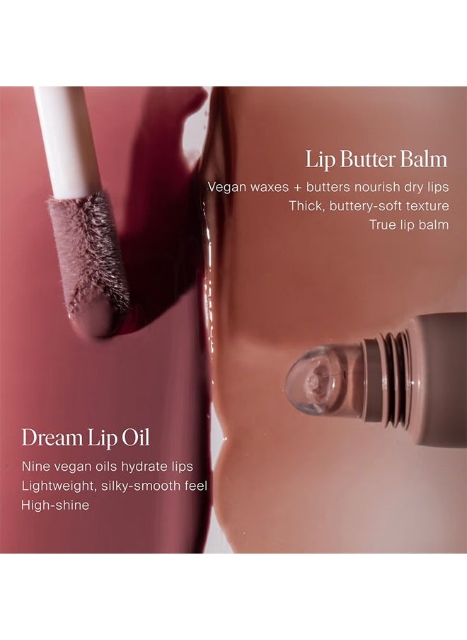 SUMMER FRIDAYS - Dream Lip Oil for Moisturizing Sheer Coverage, High-Shine Tint and Deep Hydration Lip Care - Soft Mauve (4.5 ml / 0.15 fl oz) - Image 1