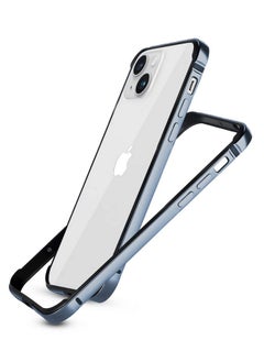Raegr RAEGR iPhone 14 Plus / 13 Pro Max Case |Anodized Aluminum Bumper |Mag-Safe Compatible | Edge Armor Protective Minimal Case Designed for iPhone 14 Plus / 13 Pro Max (6.7-Inch) 2022 -Sierra Blue RG10463  - Image 1